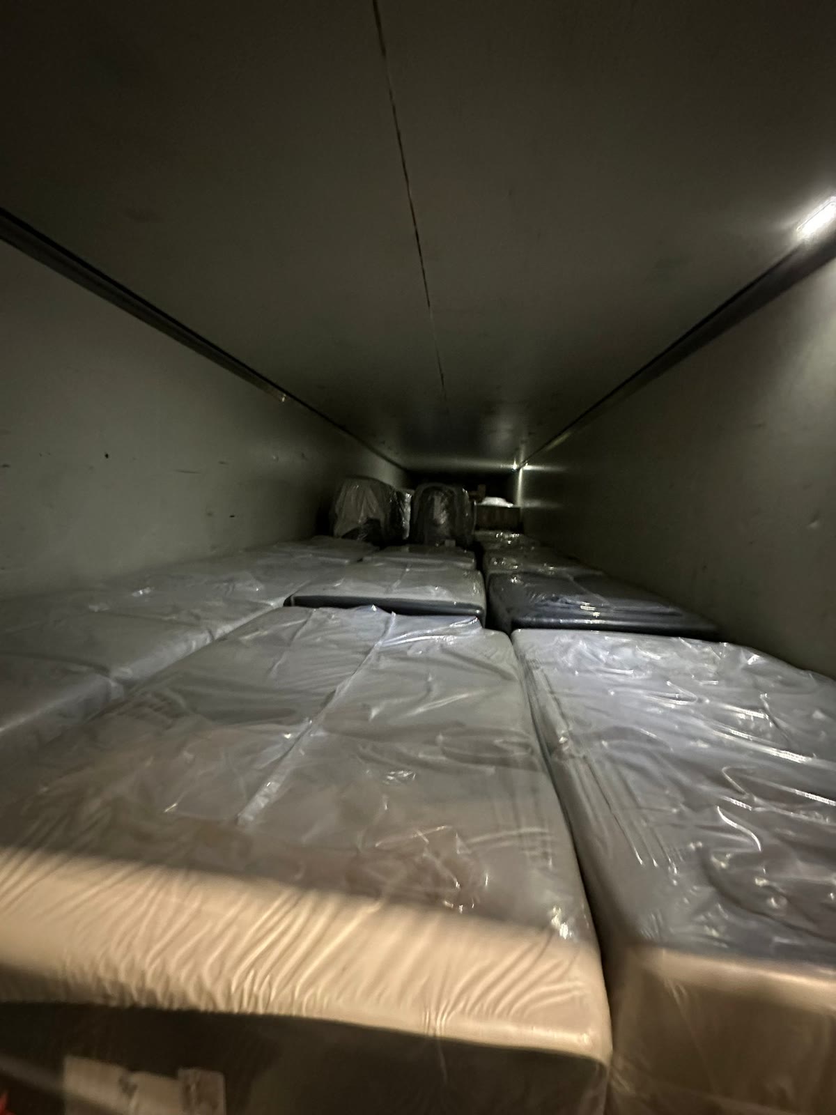 Consumer electronics load fully wrapped for secure transit